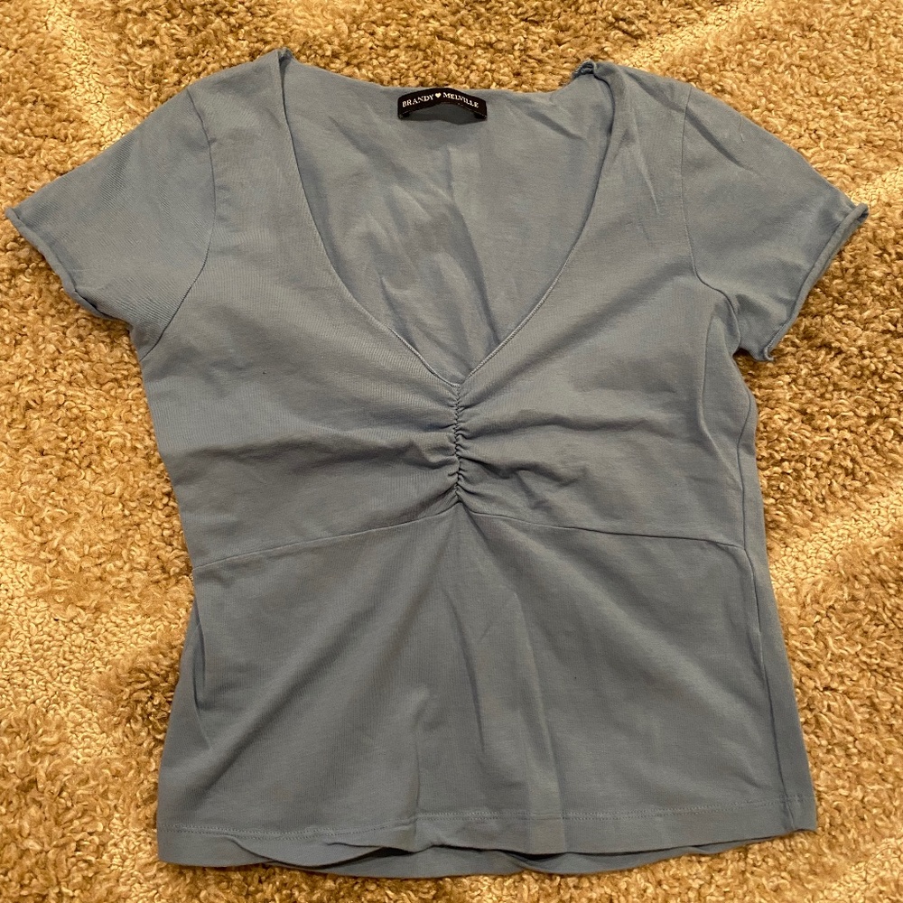 Brandy Melville blue gina top